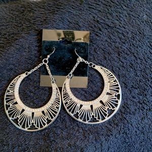 Earrings Silver color